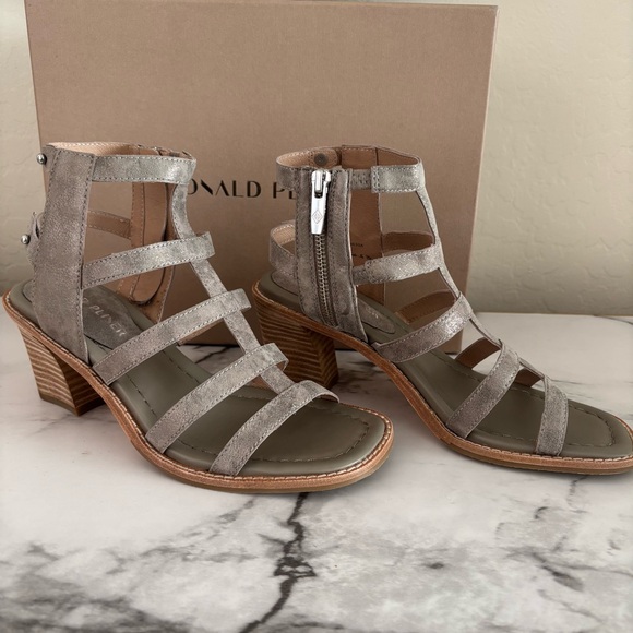 Donald Pliner Women's Janessa Strappy Sandals - Taupe - Picture 9 of 11